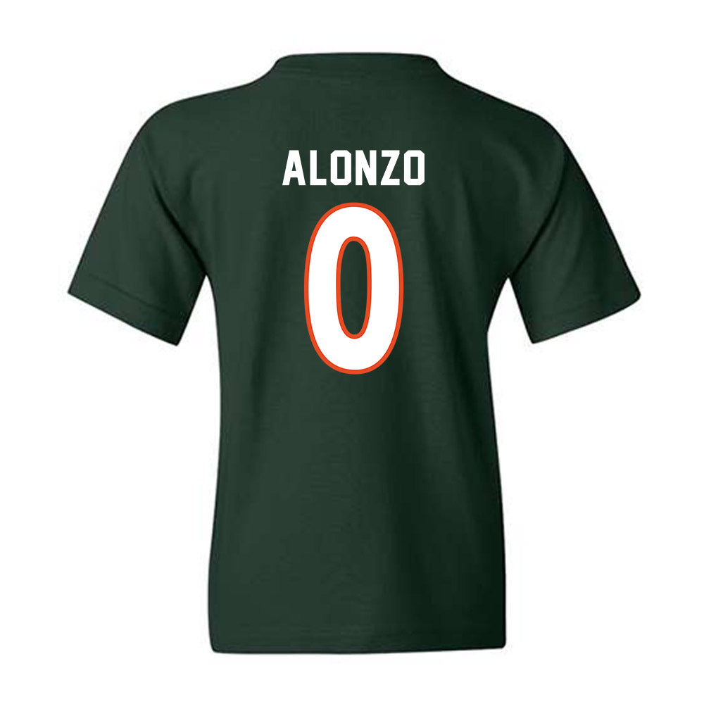 Miami - NCAA Women's Soccer : Vikki Alonzo - Replica Shersey Youth T-Shirt-1