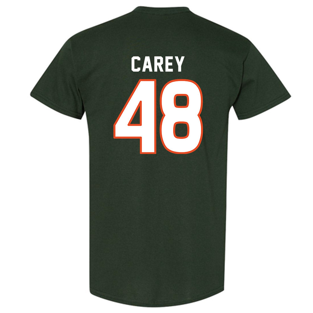 Miami - NCAA Women's Soccer : sage carey - Replica Shersey T-Shirt-1