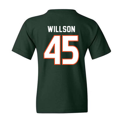 Miami - NCAA Women's Soccer : Gray Willson - Replica Shersey Youth T-Shirt