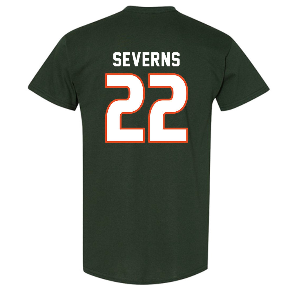 Miami - NCAA Women's Soccer : Brie Severns - Replica Shersey T-Shirt-1