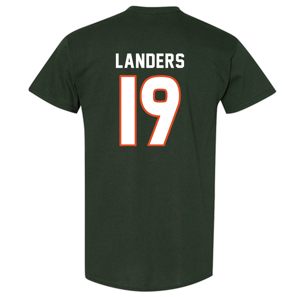 Miami - NCAA Women's Soccer : Madison Landers - Replica Shersey T-Shirt-1