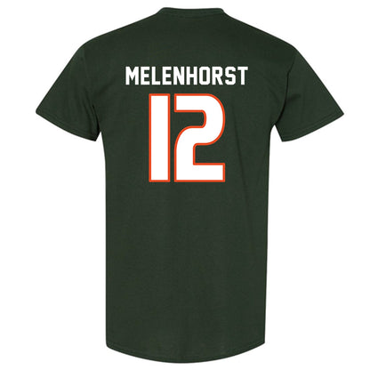 Miami - NCAA Women's Soccer : Teegan Melenhorst - Replica Shersey T-Shirt-1