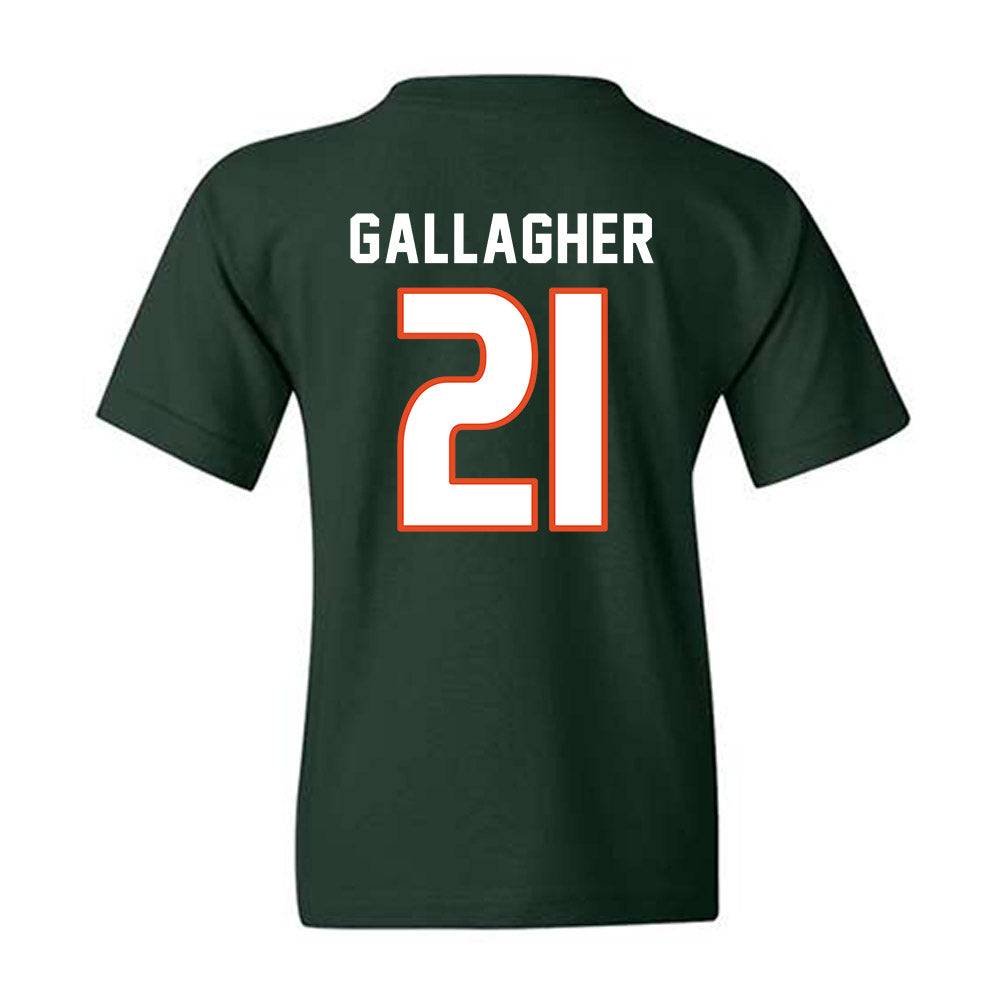 Miami - NCAA Women's Soccer : Kyla Gallagher - Replica Shersey Youth T-Shirt