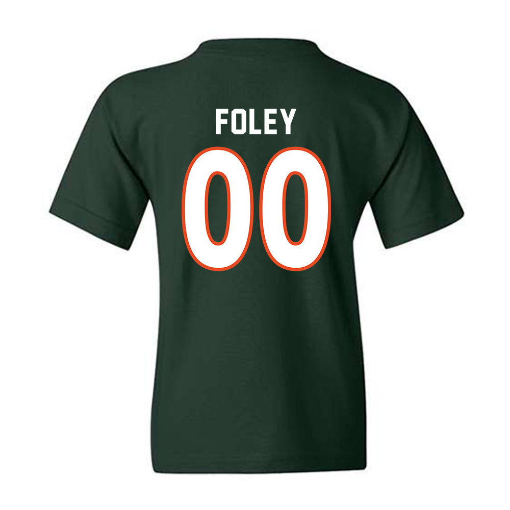 Miami - NCAA Women's Soccer : Claireese Foley - Replica Shersey Youth T-Shirt