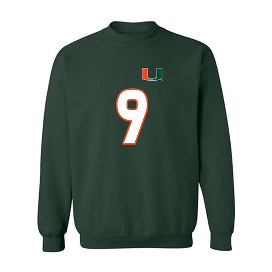 Miami - NCAA Women's Soccer : Giovana Canali - Replica Shersey Crewneck Sweatshirt-0