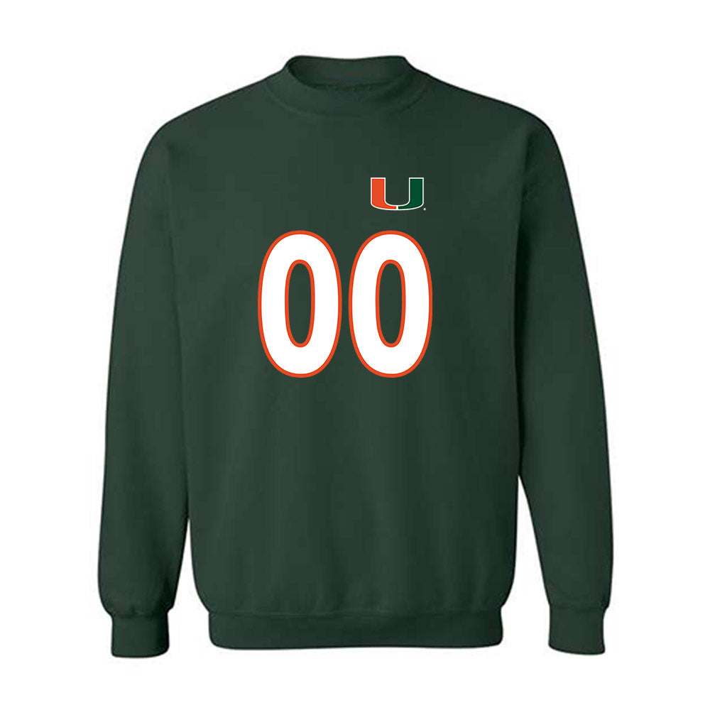 Miami - NCAA Women's Soccer : Claireese Foley - Replica Shersey Crewneck Sweatshirt