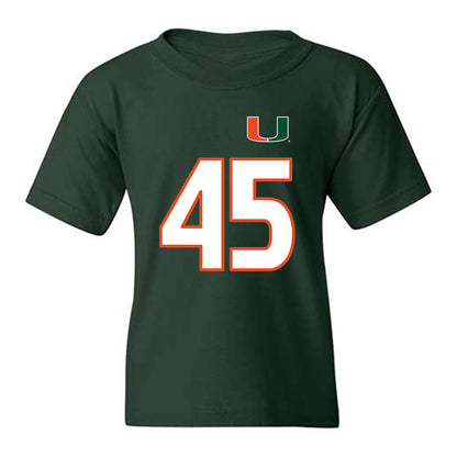 Miami - NCAA Women's Soccer : Gray Willson - Replica Shersey Youth T-Shirt