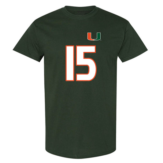 Miami - NCAA Women's Soccer : Allie Serlenga - Replica Shersey T-Shirt-0
