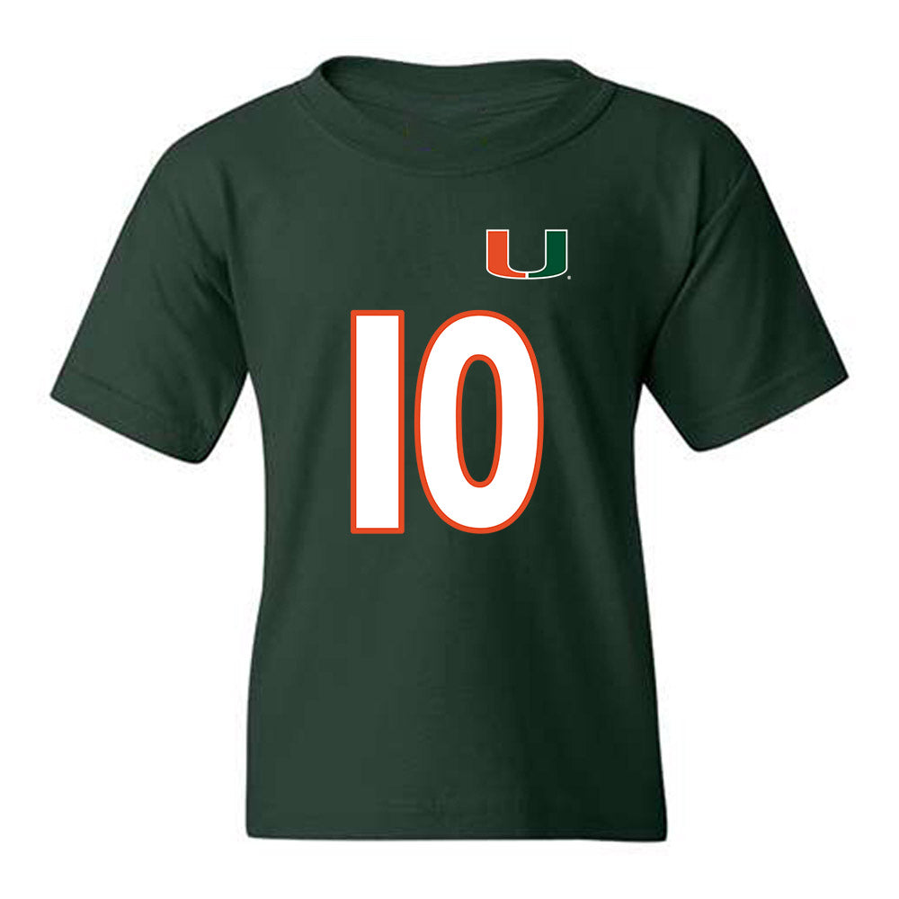 Miami - NCAA Women's Soccer : Julia Edwards - Replica Shersey Youth T-Shirt