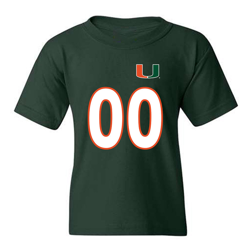 Miami - NCAA Women's Soccer : Claireese Foley - Replica Shersey Youth T-Shirt