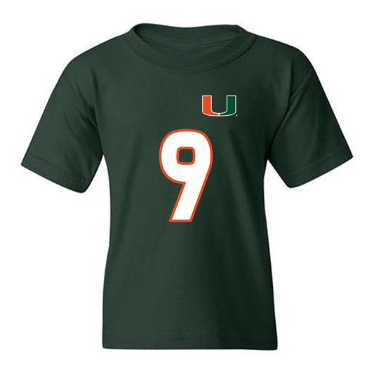Miami - NCAA Women's Soccer : Giovana Canali - Replica Shersey Youth T-Shirt-0