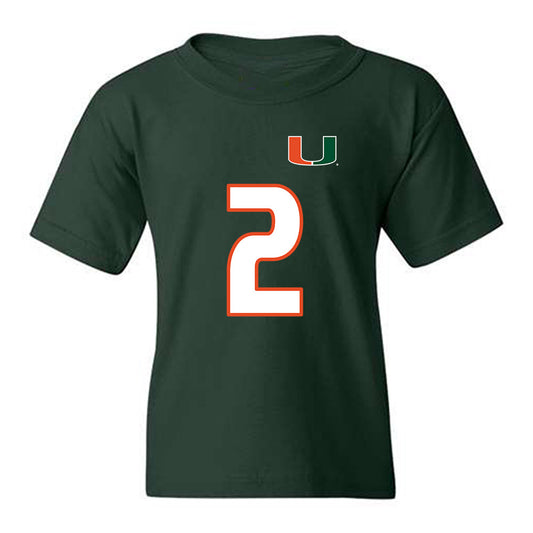 Miami - NCAA Women's Soccer : Emilie Simpson - Replica Shersey Youth T-Shirt-0