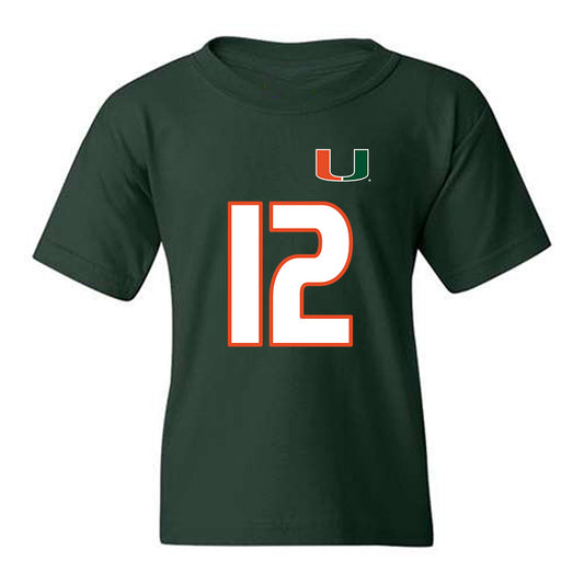 Miami - NCAA Women's Soccer : Teegan Melenhorst - Replica Shersey Youth T-Shirt-0