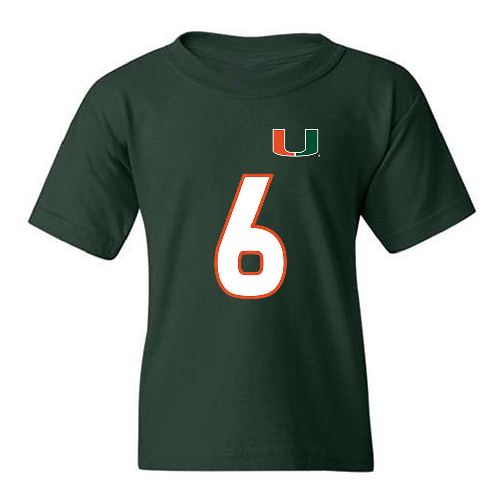 Miami - NCAA Women's Soccer : Tori Grambo - Replica Shersey Youth T-Shirt