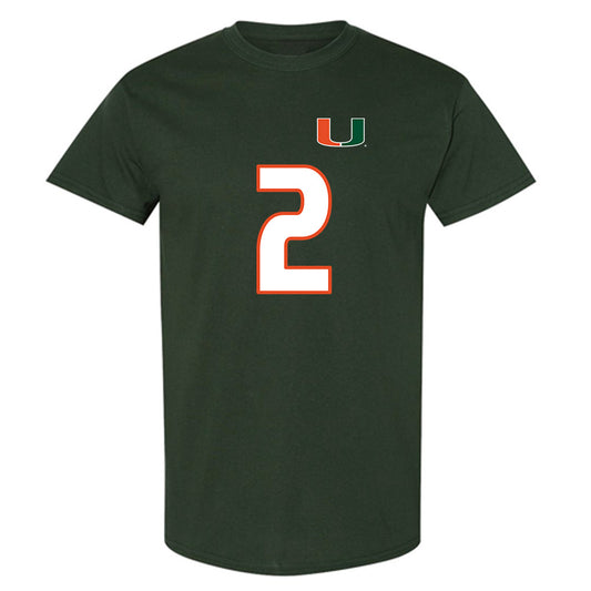 Miami - NCAA Women's Soccer : Emilie Simpson - Replica Shersey T-Shirt-0