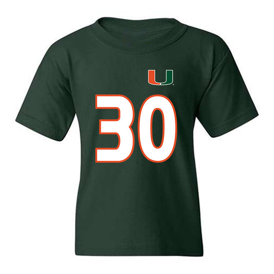 Miami - NCAA Women's Soccer : Zoe Shepherd - Replica Shersey Youth T-Shirt