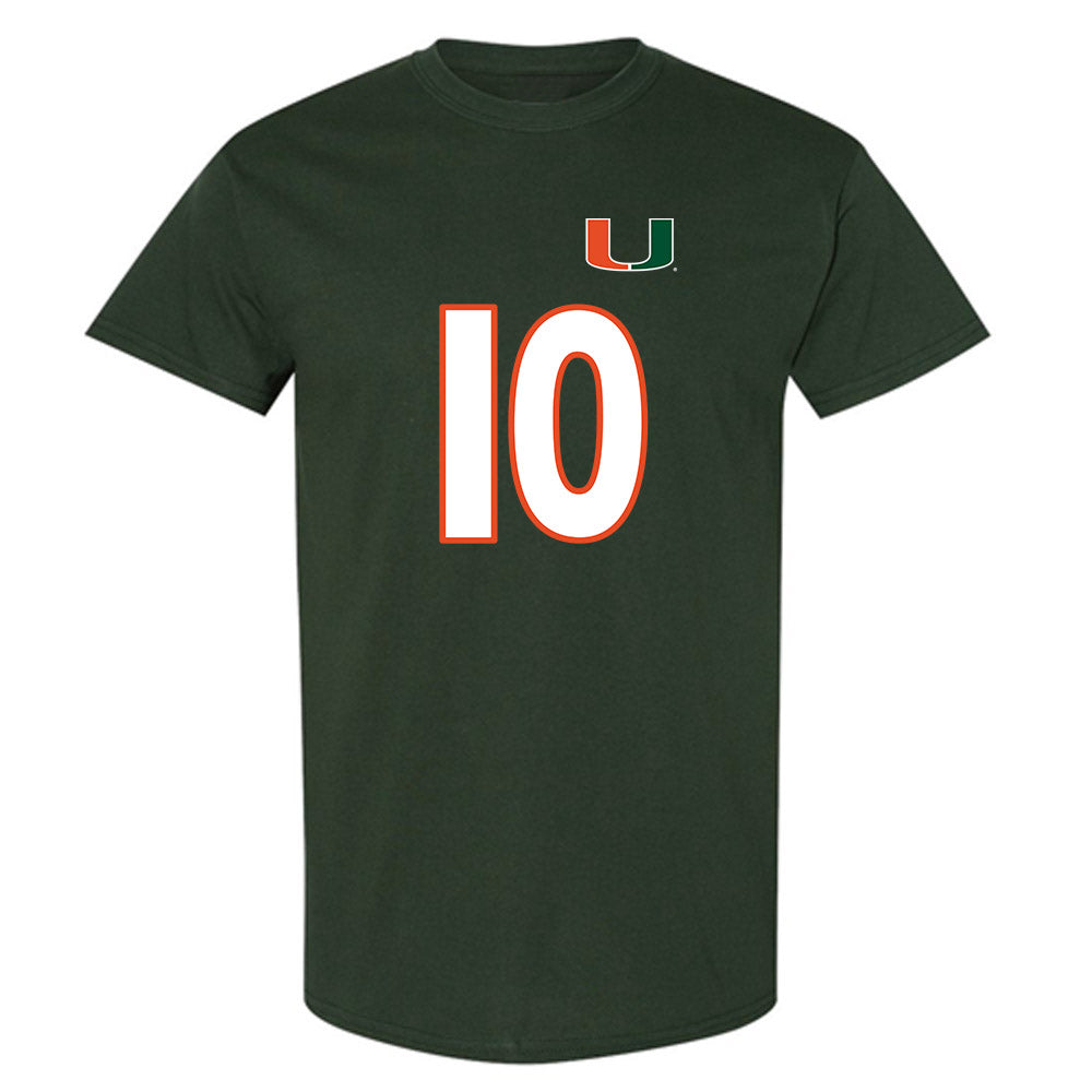 Miami - NCAA Women's Soccer : Eabha Omahony - Replica Shersey T-Shirt-0