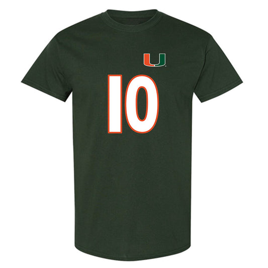 Miami - NCAA Women's Soccer : Eabha Omahony - Replica Shersey T-Shirt-0