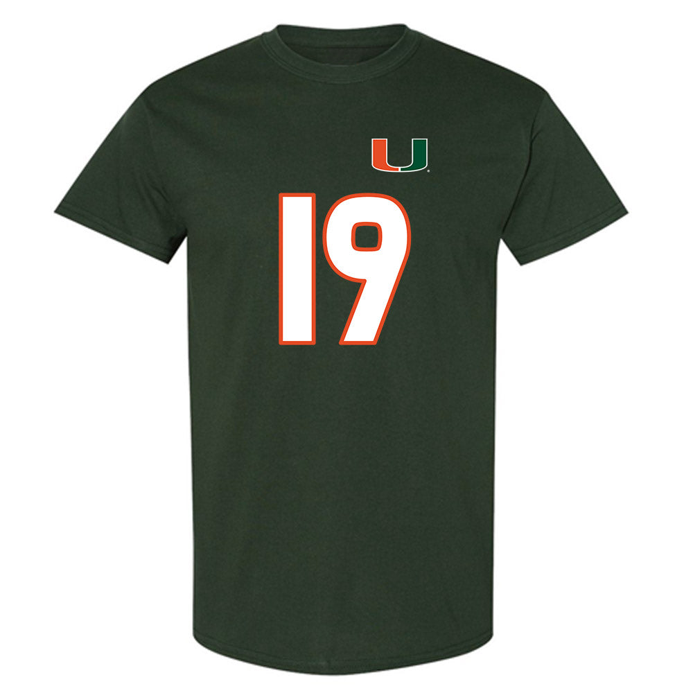 Miami - NCAA Women's Soccer : Madison Landers - Replica Shersey T-Shirt-0