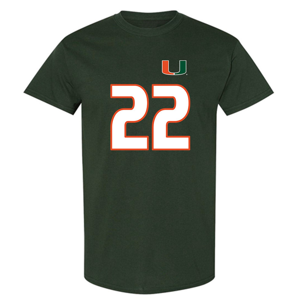 Miami - NCAA Women's Soccer : Brie Severns - Replica Shersey T-Shirt-0