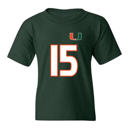 Miami - NCAA Women's Soccer : Gisselle Kozarski - Replica Shersey Youth T-Shirt