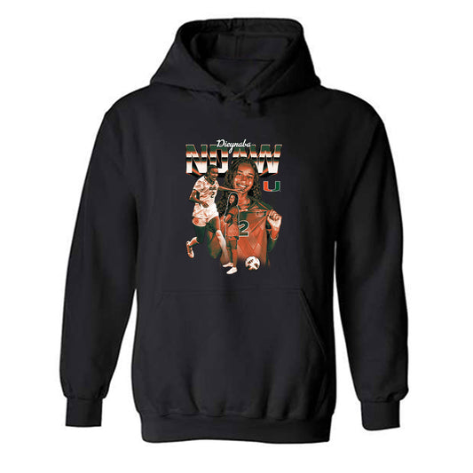 Miami - NCAA Women's Soccer : Dieynaba Ndaw - Hooded Sweatshirt