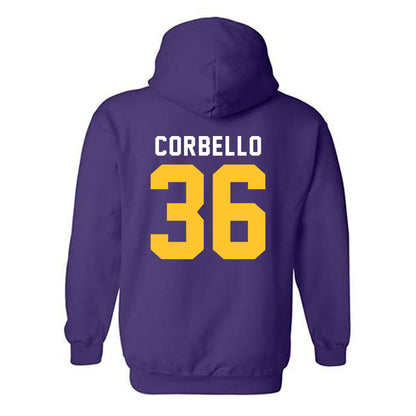 LSU - NCAA Football : Aidan Corbello - Classic Shersey Hooded Sweatshirt