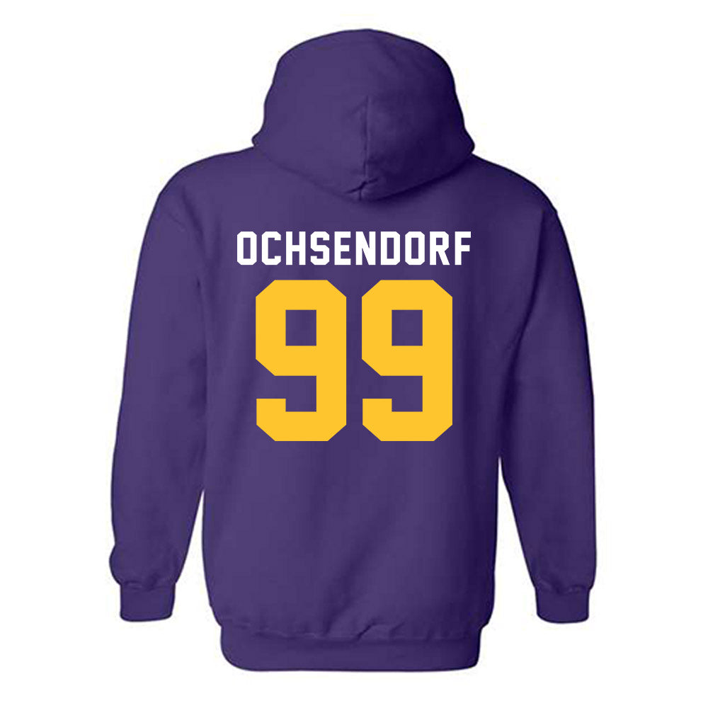 LSU - NCAA Football : Blake Ochsendorf - Classic Shersey Hooded Sweatshirt