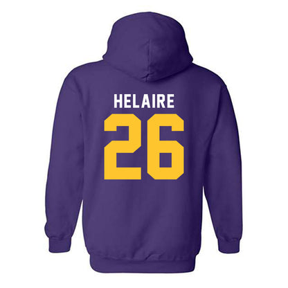 LSU - NCAA Football : Cowinn Helaire - Classic Shersey Hooded Sweatshirt