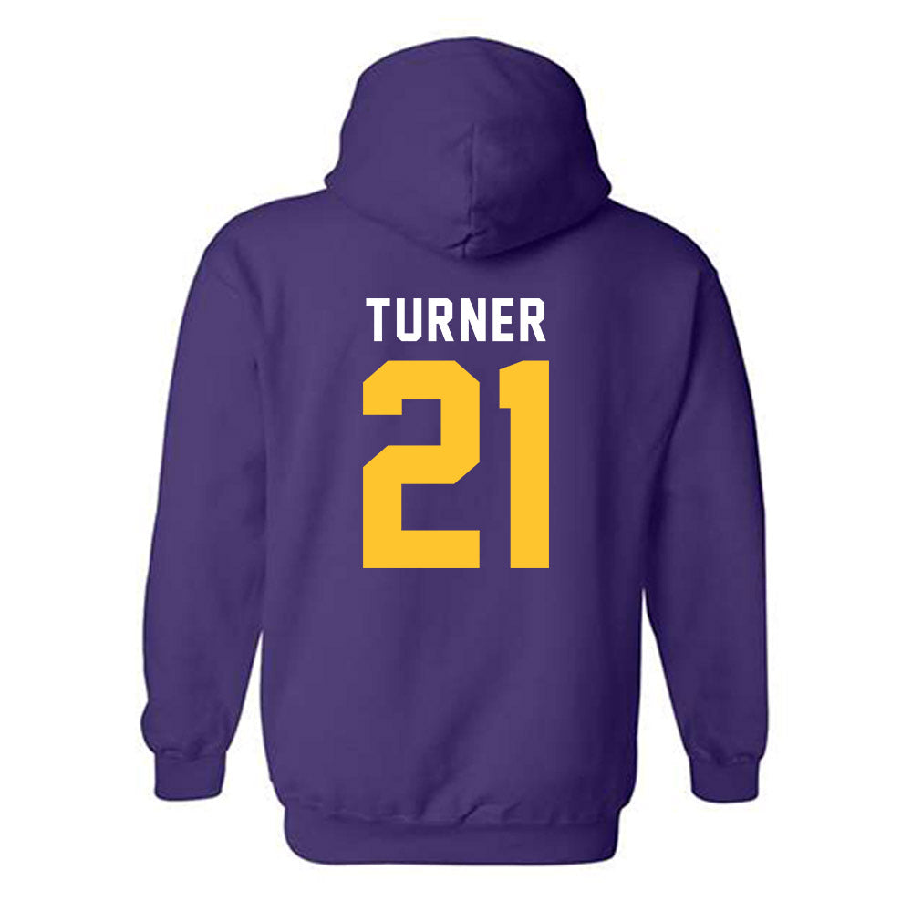 LSU - NCAA Football : Michael Turner - Classic Shersey Hooded Sweatshirt