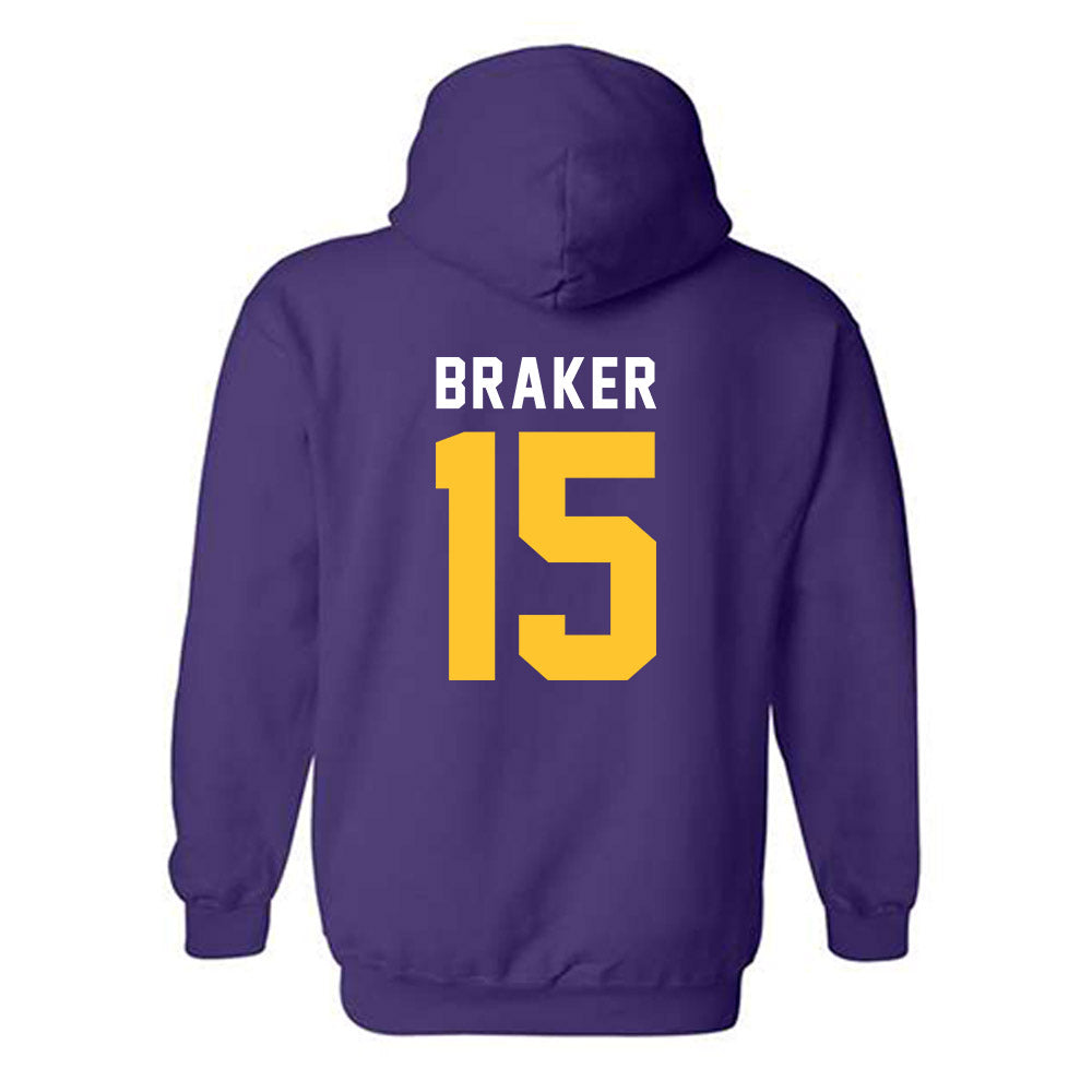 LSU - NCAA Football : Jaiden Braker - Classic Shersey Hooded Sweatshirt-1