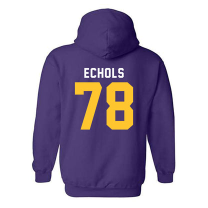 LSU - NCAA Football : Coen Echols - Classic Shersey Hooded Sweatshirt-1