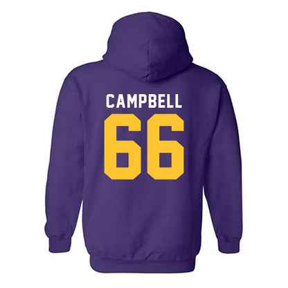 LSU - NCAA Football : Will Campbell - Classic Shersey Hooded Sweatshirt