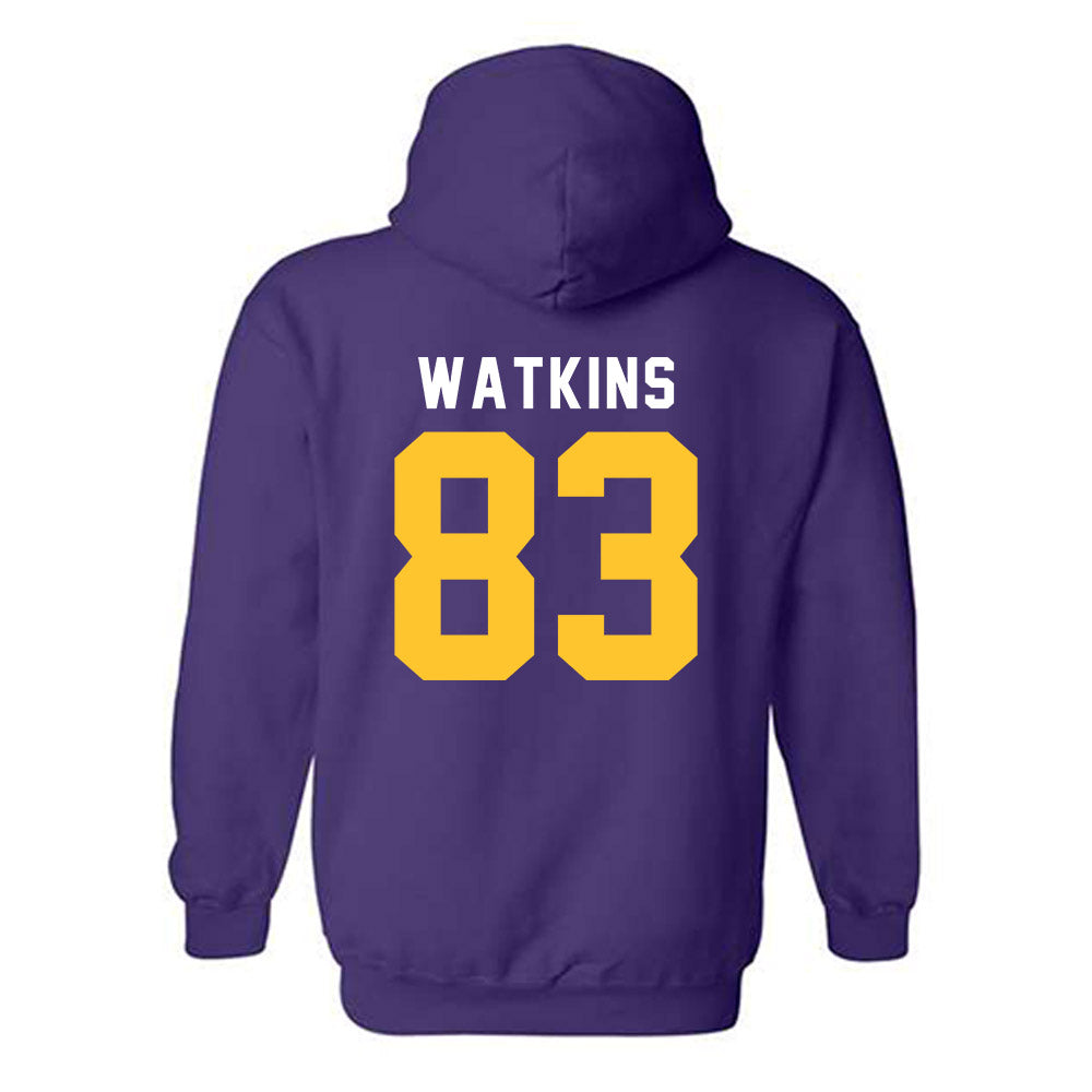 LSU - NCAA Football : Jelani Watkins - Classic Shersey Hooded Sweatshirt