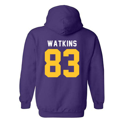 LSU - NCAA Football : Jelani Watkins - Classic Shersey Hooded Sweatshirt