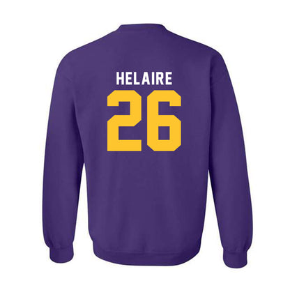 LSU - NCAA Football : Cowinn Helaire - Classic Shersey Crewneck Sweatshirt