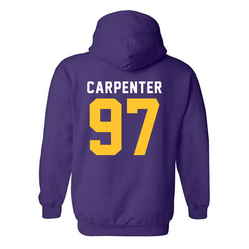 LSU - NCAA Football : Dylan Carpenter - Classic Shersey Hooded Sweatshirt-1