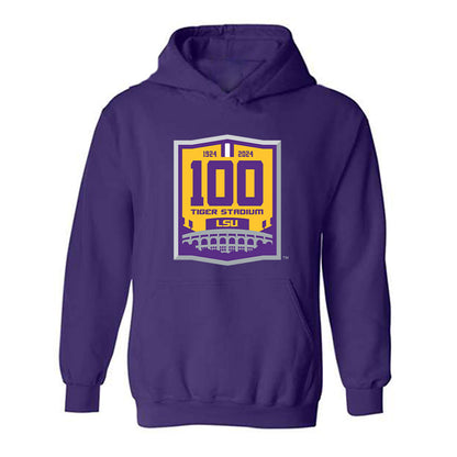 LSU - NCAA Football : Paul Mubenga - Classic Shersey Hooded Sweatshirt-0
