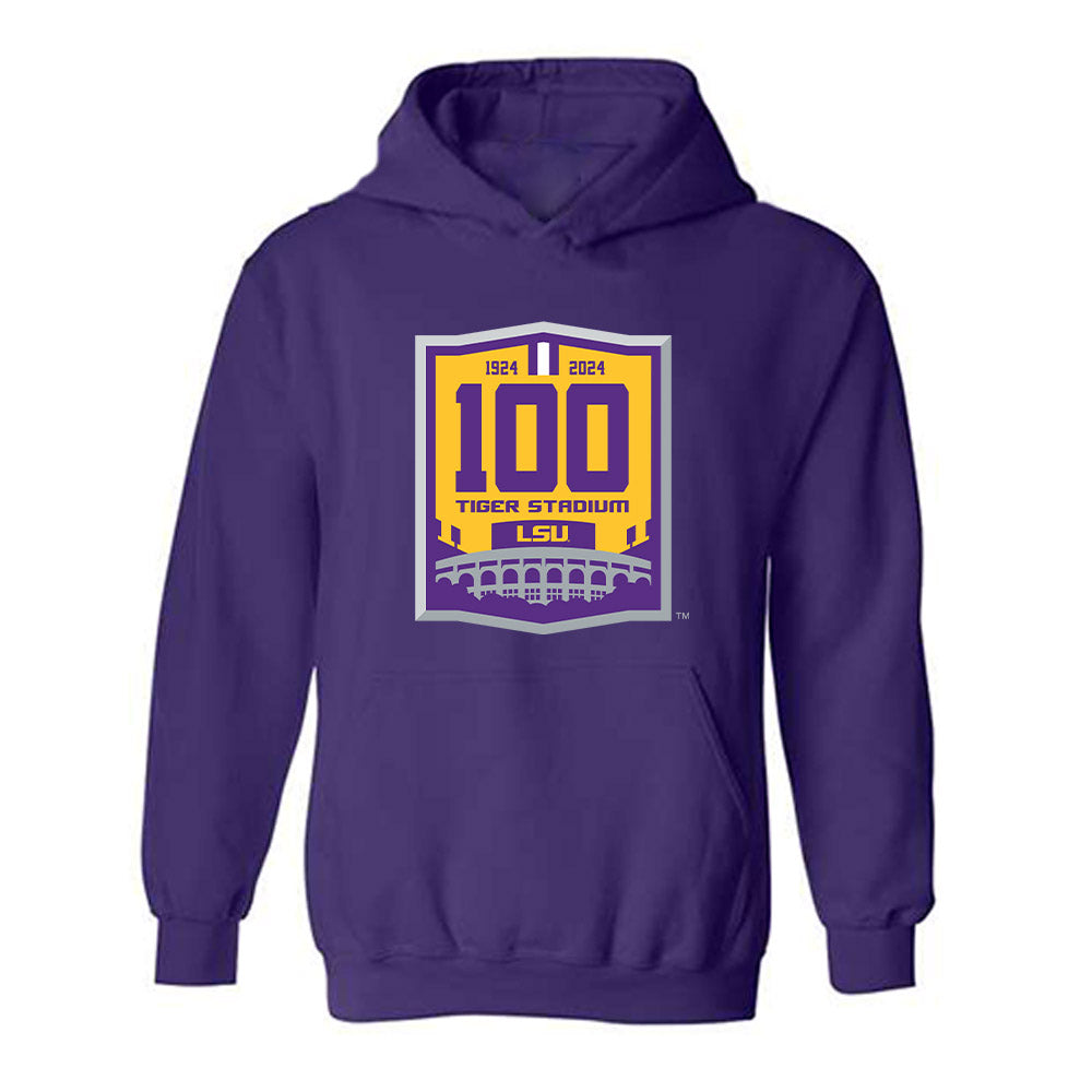 LSU - NCAA Football : David Kency - Classic Shersey Hooded Sweatshirt-0