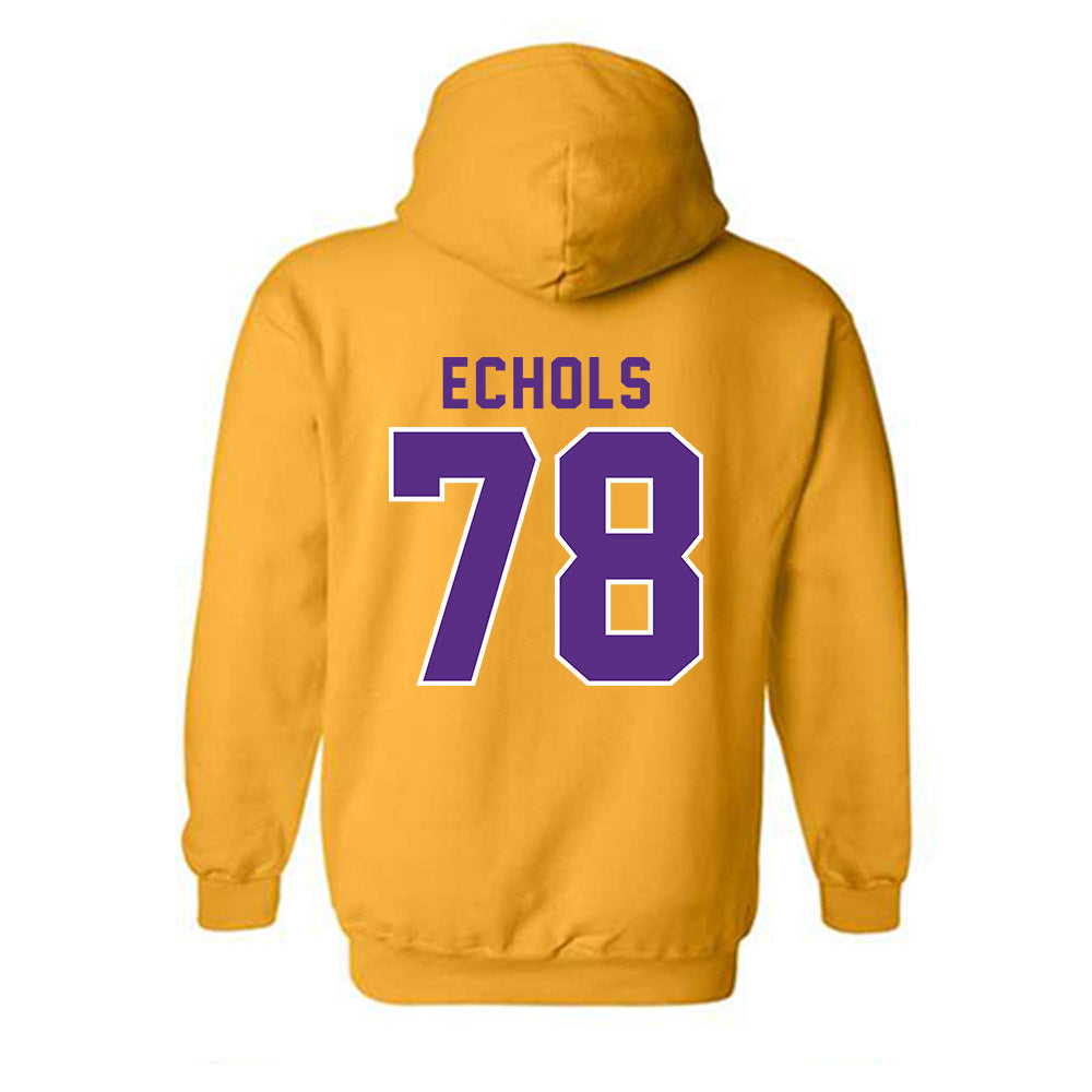 LSU - NCAA Football : Coen Echols - Classic Shersey Hooded Sweatshirt-1