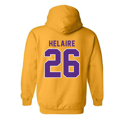 LSU - NCAA Football : Cowinn Helaire - Classic Shersey Hooded Sweatshirt