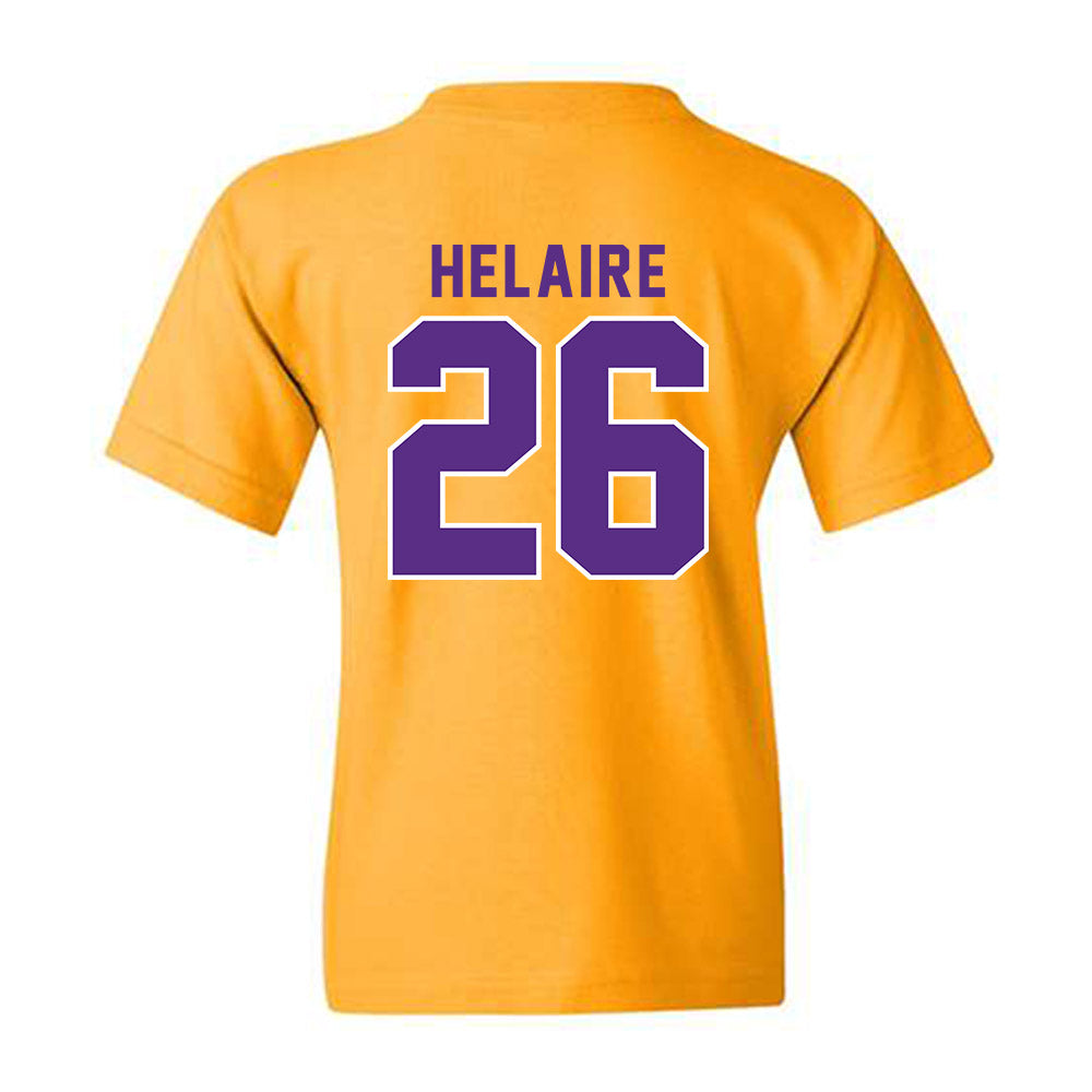 LSU - NCAA Football : Cowinn Helaire - Classic Shersey Youth T-Shirt