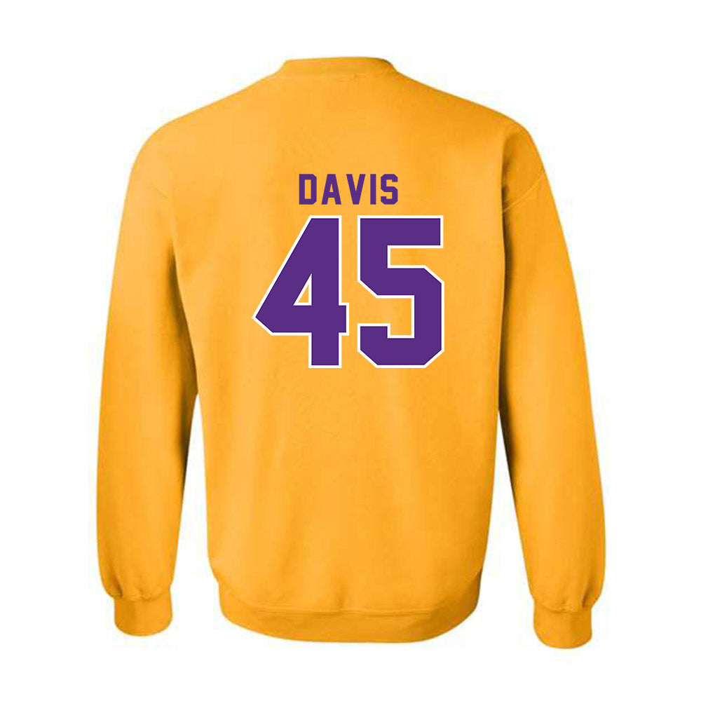 LSU - NCAA Football : Jake Davis - Classic Shersey Crewneck Sweatshirt