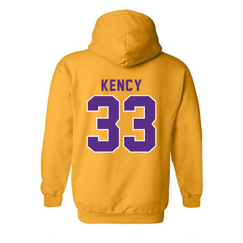 LSU - NCAA Football : David Kency - Classic Shersey Hooded Sweatshirt-1