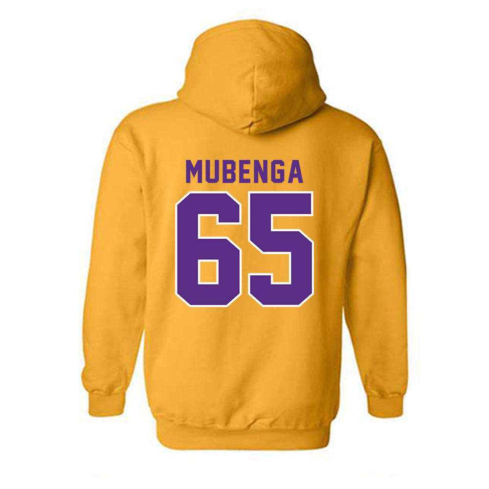 LSU - NCAA Football : Paul Mubenga - Classic Shersey Hooded Sweatshirt-1