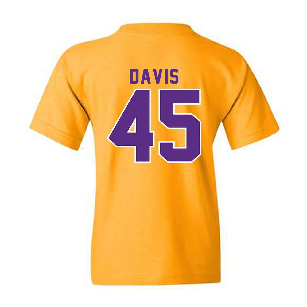 LSU - NCAA Football : Jake Davis - Classic Shersey Youth T-Shirt