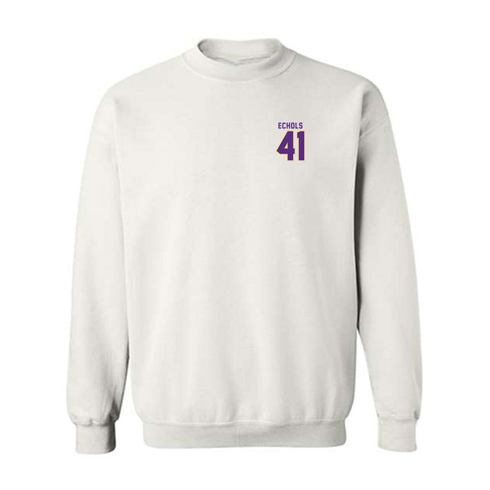 LSU - NCAA Football : Justin Echols - Classic Shersey Crewneck Sweatshirt-0