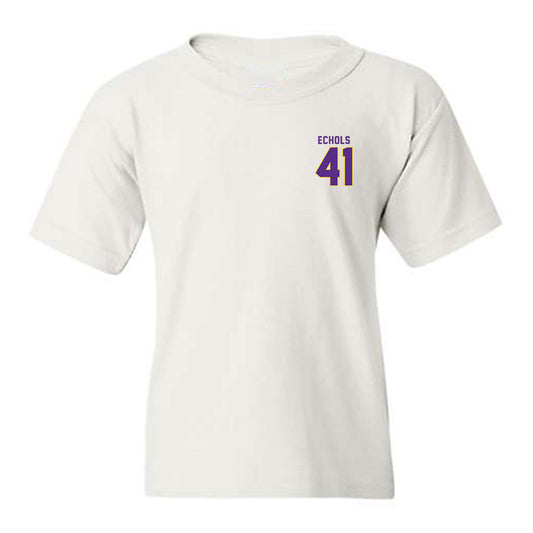 LSU - NCAA Football : Justin Echols - Classic Shersey Youth T-Shirt-0