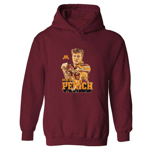 Minnesota - NCAA Football : Koi Perich - Player Collage Hooded Sweatshirt