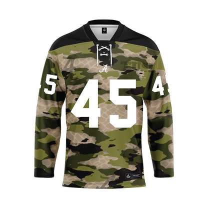 Alabama - NCAA Football : David Bird - Camo Jersey-0